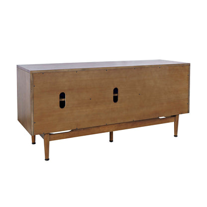 Jofran - Olson 57in Mid-Century Modern Scandinavian Console TV Stand Storage Cabinet in Walnut - 2478-57 view 3