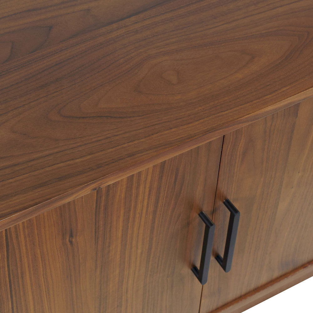 Jofran - Olson 57in Mid-Century Modern Scandinavian Console TV Stand Storage Cabinet in Walnut - 2478-57 view 7
