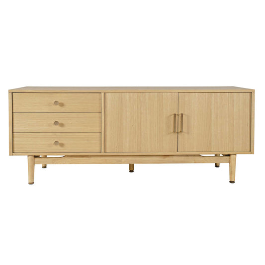 Jofran - Olson 67in Mid-Century Modern Scandinavian Console TV Stand Storage Cabinet in Natural - 2477-67 view 1