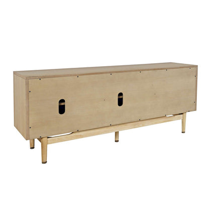 Jofran - Olson 67in Mid-Century Modern Scandinavian Console TV Stand Storage Cabinet in Natural - 2477-67 view 3