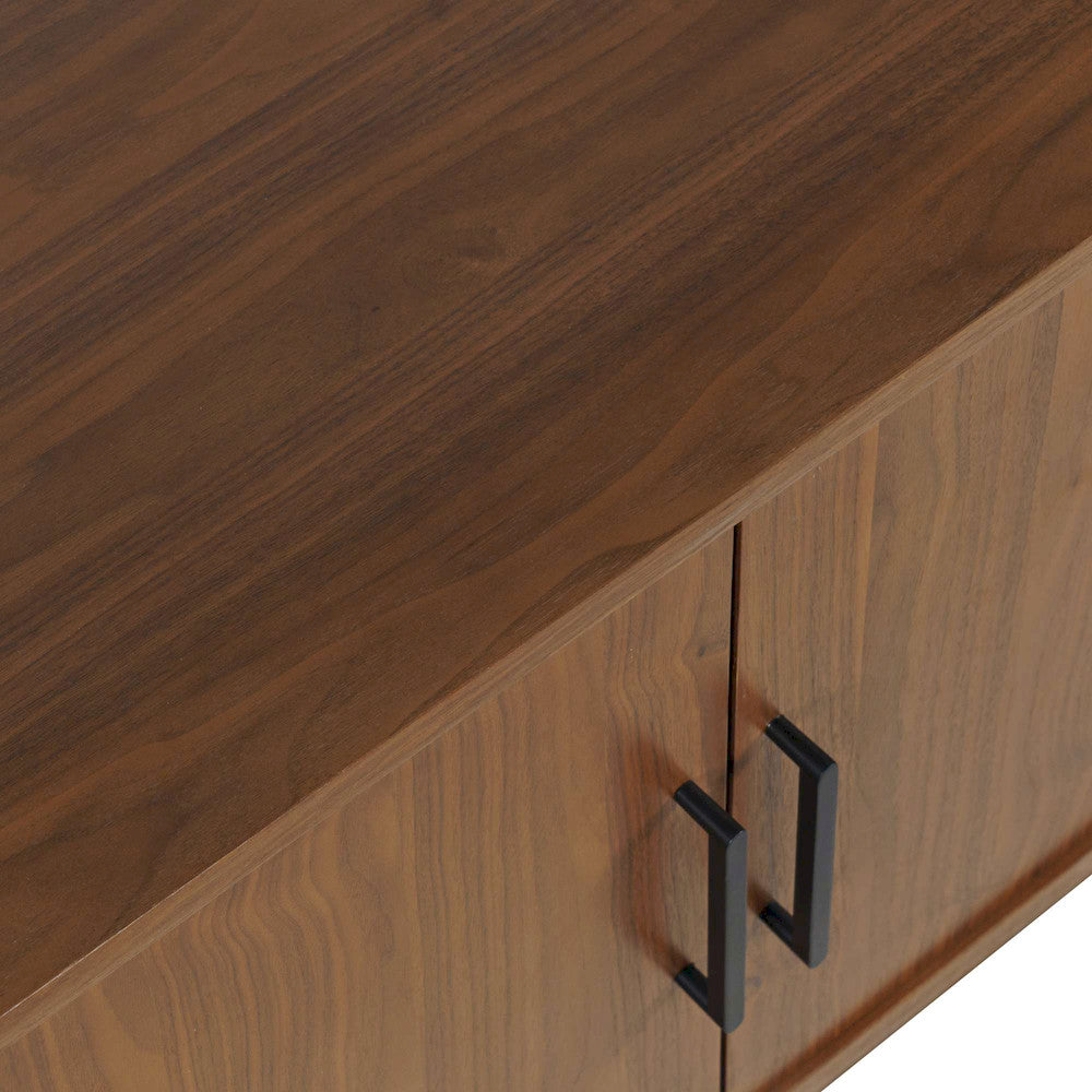 Jofran - Olson 67in Mid-Century Modern Scandinavian Console TV Stand Storage Cabinet in Walnut - 2478-67 view 7