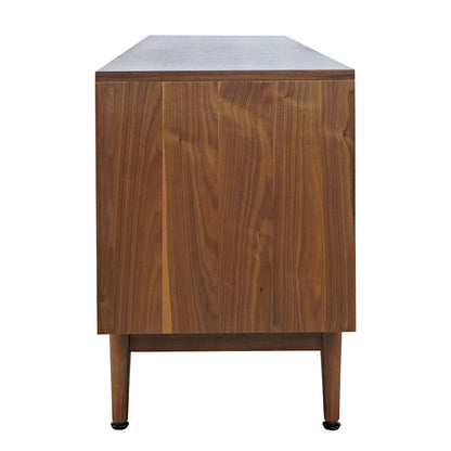 Jofran - Olson 67in Mid-Century Modern Scandinavian Console TV Stand Storage Cabinet in Walnut - 2478-67 view 8