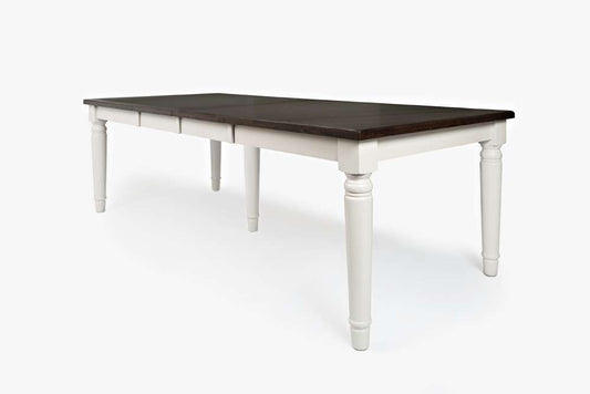 Jofran - Orchard Park Solid Rubberwood 96in Eight-Piece Farmhouse Dining Set with Bench - 1771-96D-8 veiw 2