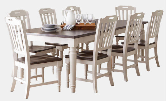 Jofran - Orchard Park Solid Rubberwood 96in Nine-Piece Farmhouse Dining Set - 1771-96D-9 view 1