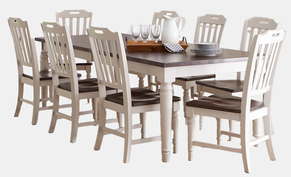 Jofran - Orchard Park Solid Rubberwood 96in Nine-Piece Farmhouse Dining Set - 1771-96D-9 view 2