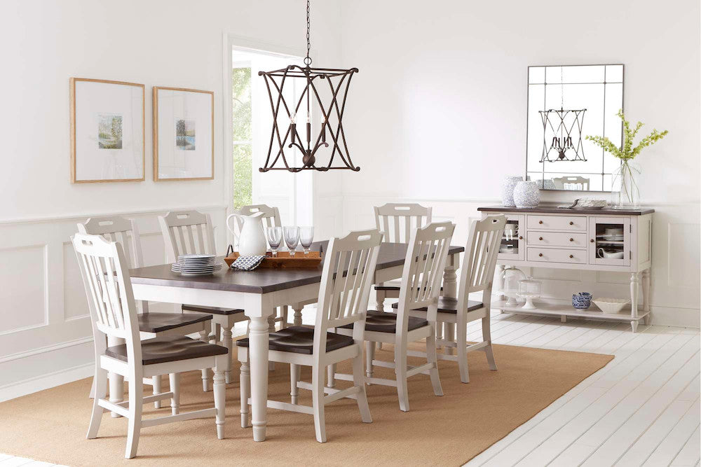 Jofran - Orchard Park Solid Rubberwood 96in Nine-Piece Farmhouse Dining Set - 1771-96D-9 view 8