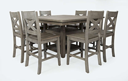 Jofran - Outer Banks Coastal Reclaimed Pine 60in Nine-Piece Counter Height Dining Set - 1841-60C-9 view 1