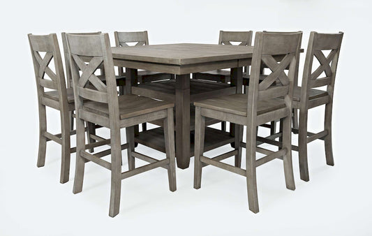 Jofran - Outer Banks Coastal Reclaimed Pine 60in Nine-Piece Counter Height Dining Set - 1841-60C-9 view 1