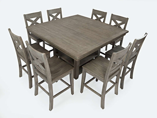 Jofran - Outer Banks Coastal Reclaimed Pine 60in Nine-Piece Counter Height Dining Set - 1841-60C-9 view 2