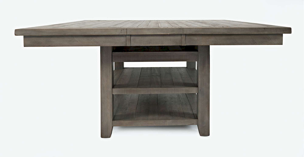 Jofran - Outer Banks Hi/Lo Square Storage Dining Table in Driftood - 1841-60 view 1