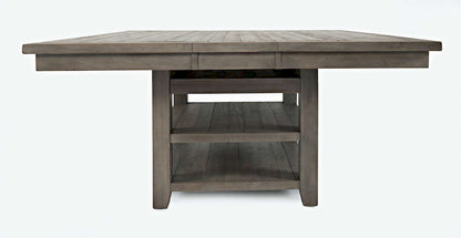 Jofran - Outer Banks Hi/Lo Square Storage Dining Table in Driftood - 1841-60 view 1