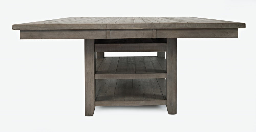 Jofran - Outer Banks Hi/Lo Square Storage Dining Table in Driftood - 1841-60 veiw 3