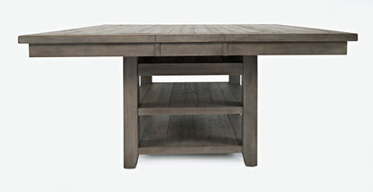 Jofran - Outer Banks Hi/Lo Square Storage Dining Table in Driftood - 1841-60 veiw 3