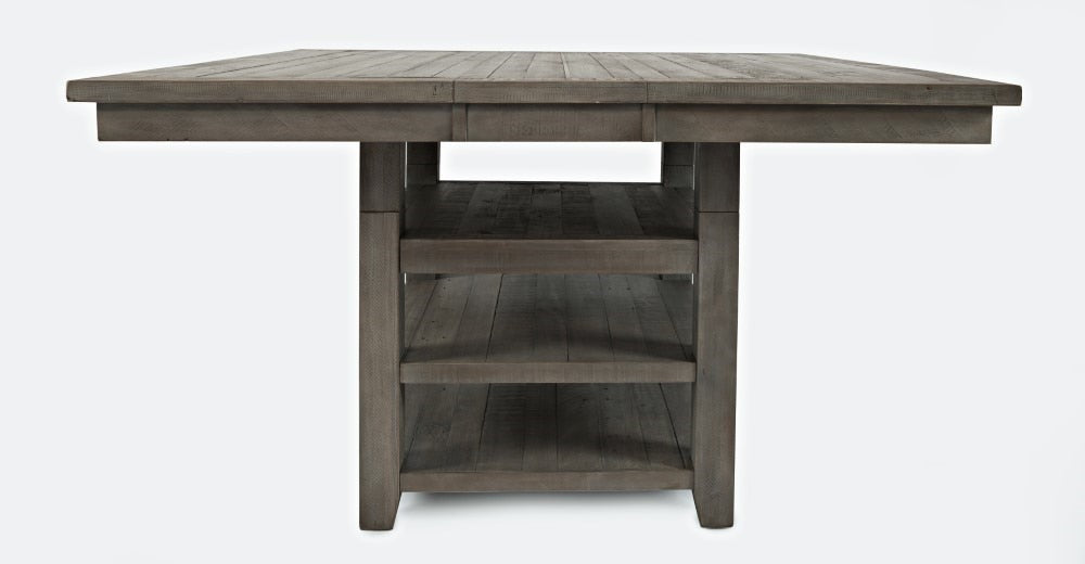 Jofran - Outer Banks Hi/Lo Square Storage Dining Table in Driftood - 1841-60 veiw 6