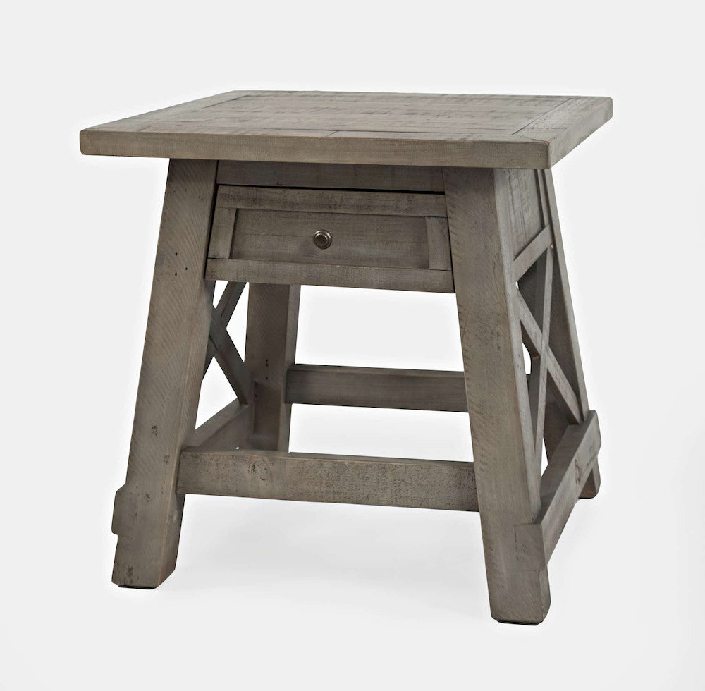 Jofran - Outer Banks Power End Table in Driftwood - 1840-3 view 2