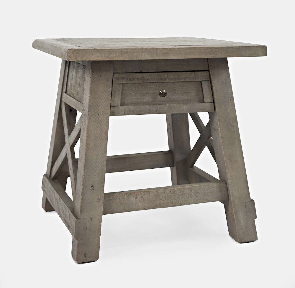 Jofran - Outer Banks Power End Table in Driftwood - 1840-3 view 3