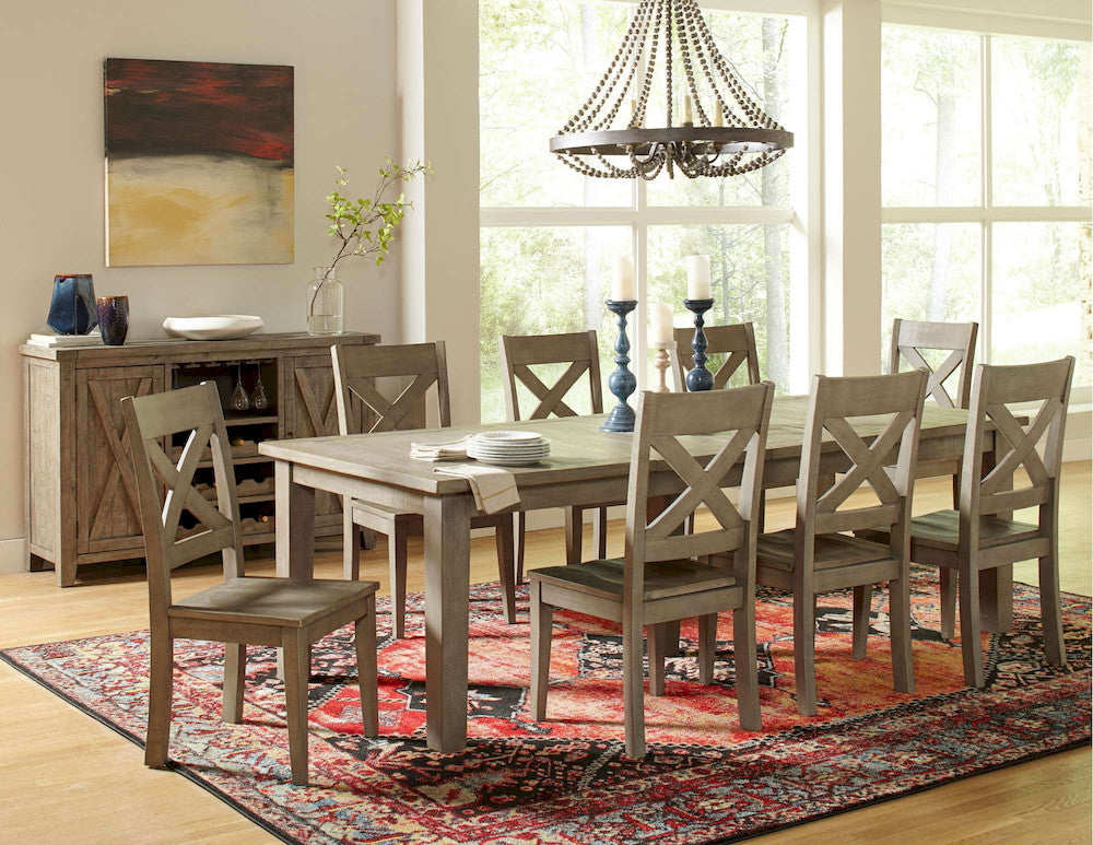 Jofran - Outer Banks X in Back Stool in Driftood (Set of 2) - 1841-BS420KD view 5