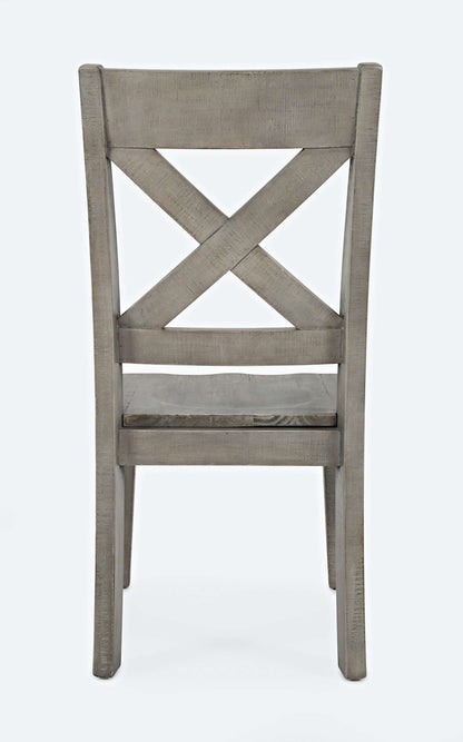 Jofran - Outer Banks X inBack Chair in Driftood (Set of 2) - 1841-395KD view 4