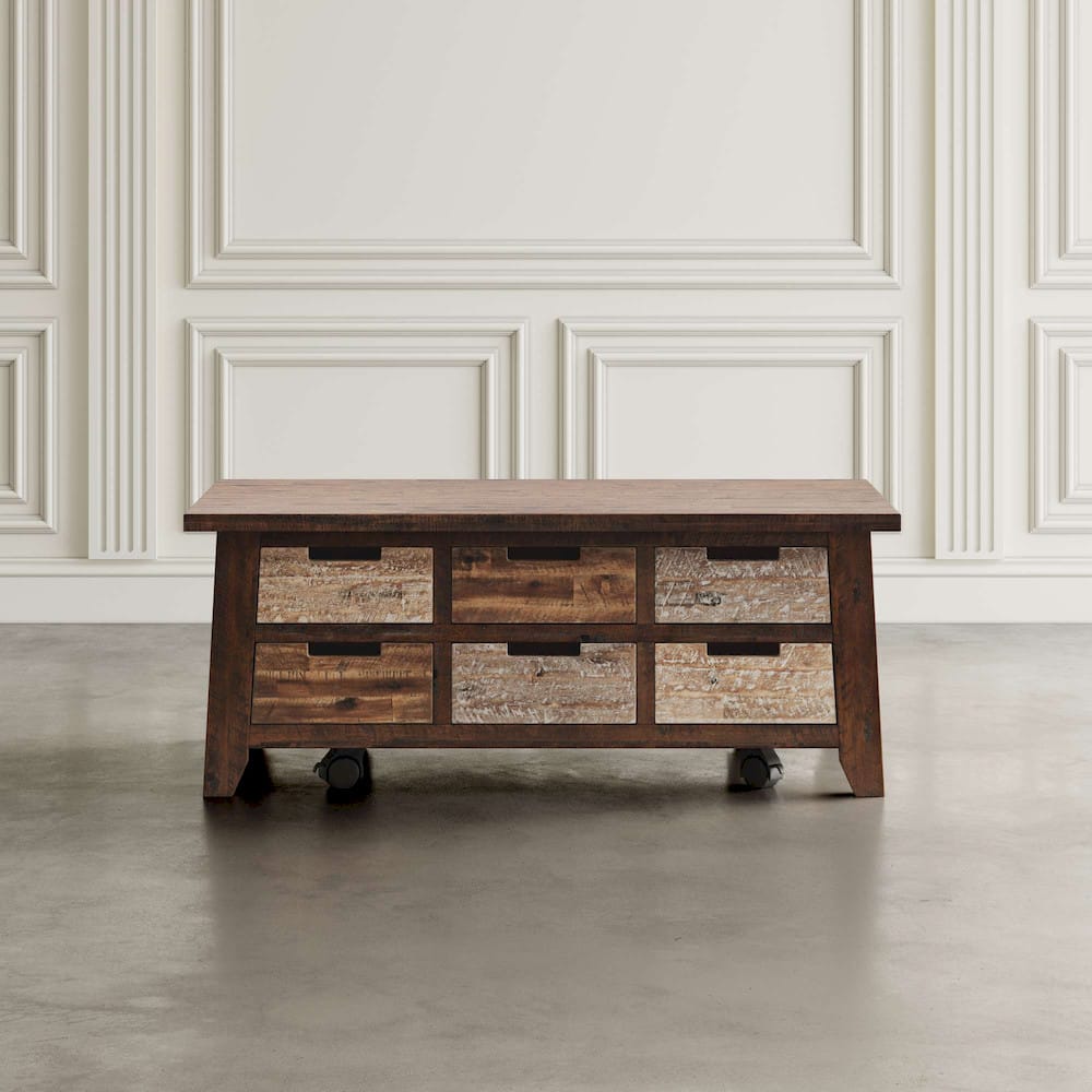 Jofran - Painted Canyon Box Cocktail Table - 1600-5 view 4