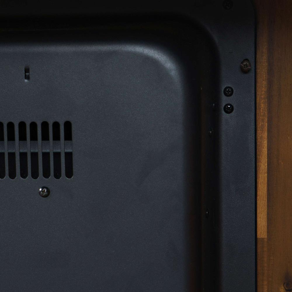 Jofran - Painted Canyon Rustic 32in Electric Fireplace Console TV Stand in Brown - 1600-FP32 veiw 8