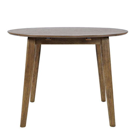 Jofran - Percy 42in Contemporary Round Drop-Leaf Dining Table in Chestnut - 2421-PERCYCHS view 1
