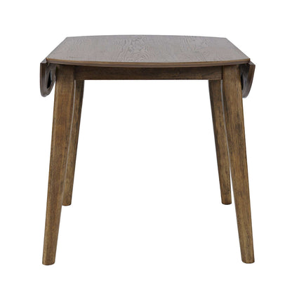 Jofran - Percy 42in Contemporary Round Drop-Leaf Dining Table in Chestnut - 2421-PERCYCHS view 7