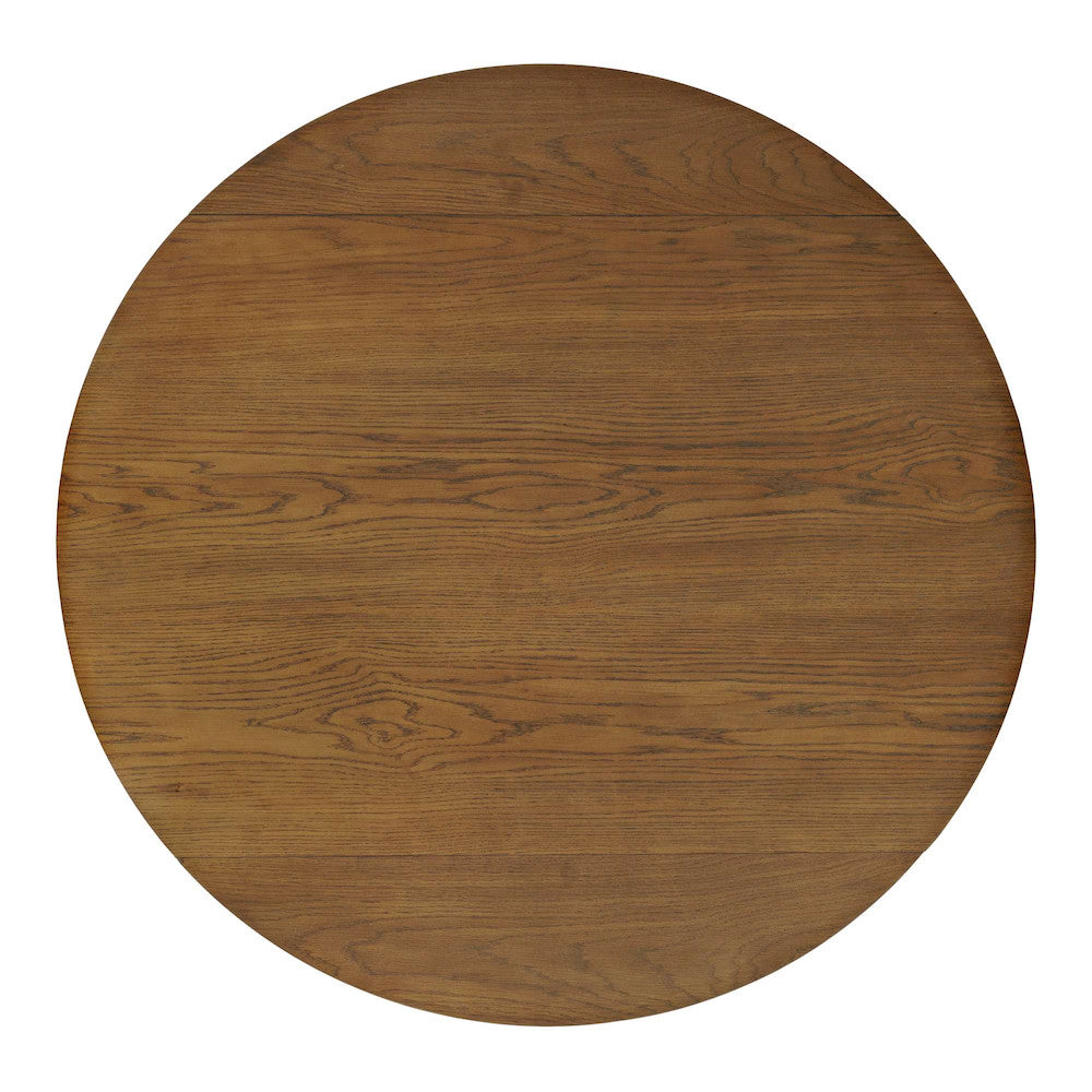 Jofran - Percy 42in Contemporary Round Drop-Leaf Dining Table in Chestnut - 2421-PERCYCHS view 8
