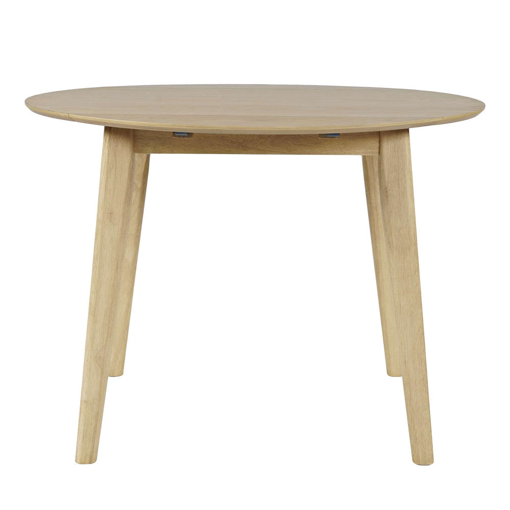 Jofran - Percy 42in Contemporary Round Drop-Leaf Dining Table in Natural - 2421-PERCYNAT view 1