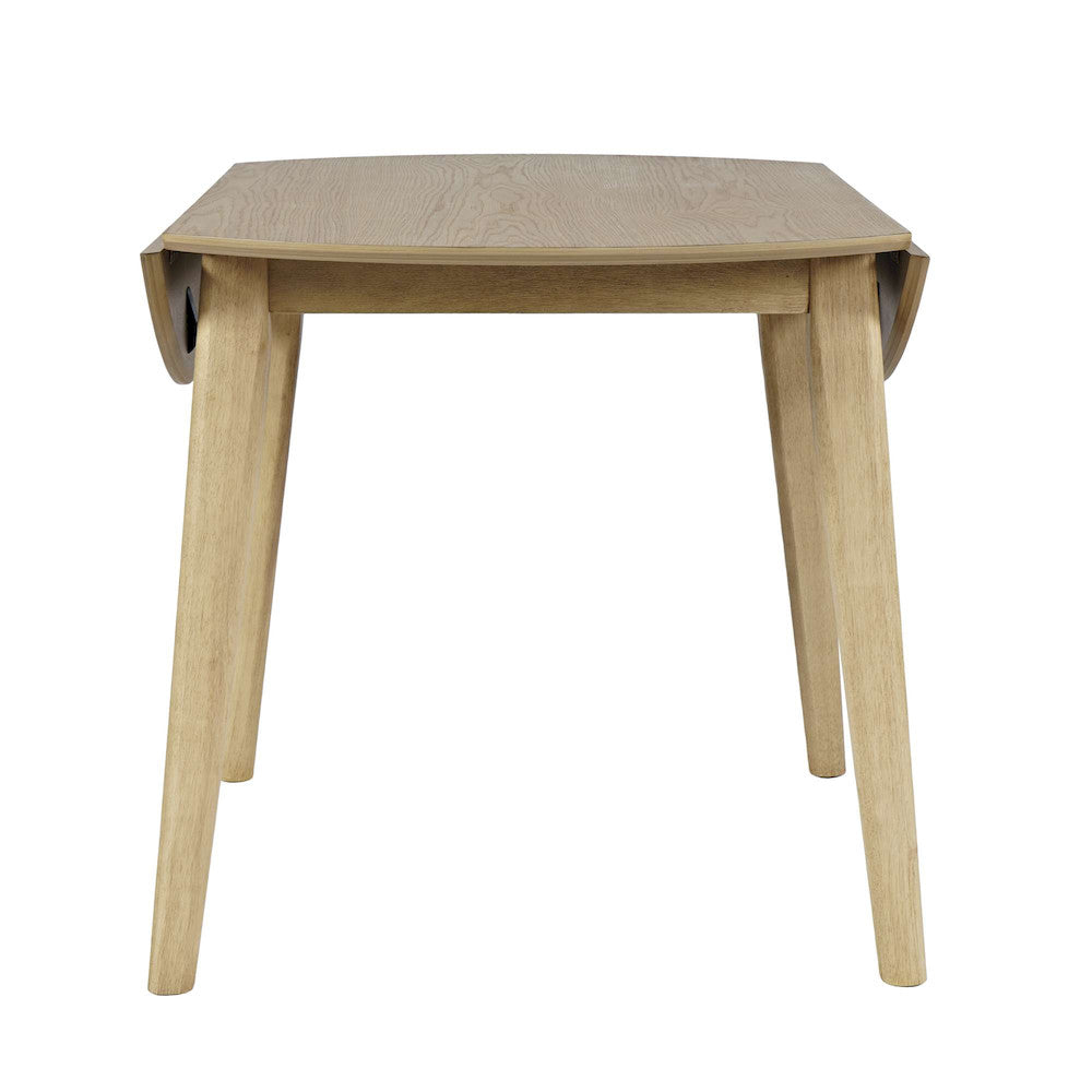 Jofran - Percy 42in Contemporary Round Drop-Leaf Dining Table in Natural - 2421-PERCYNAT view 7