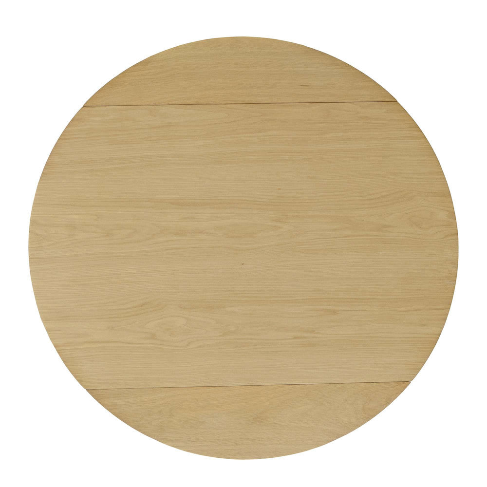 Jofran - Percy 42in Contemporary Round Drop-Leaf Dining Table in Natural - 2421-PERCYNAT view 8