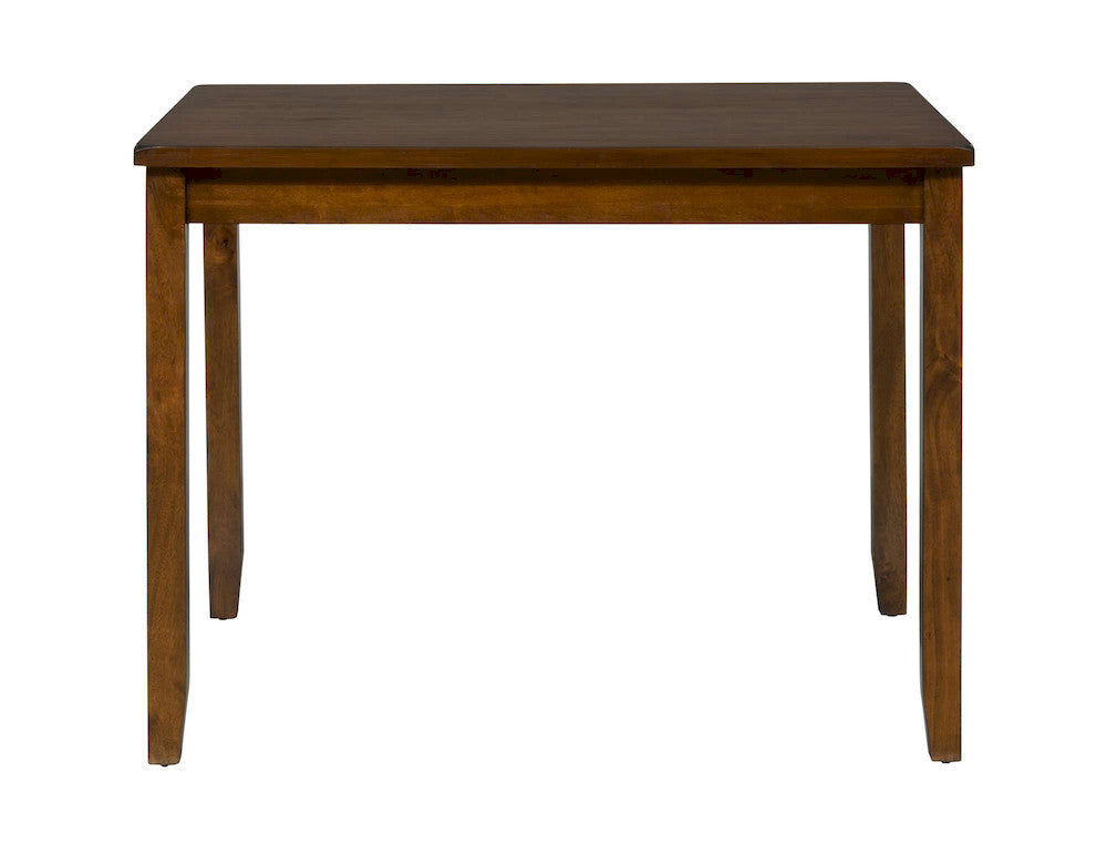Jofran - Plantation Counter Height Table and Four Faux Leather Stools- Warm Brown - 592 view 5