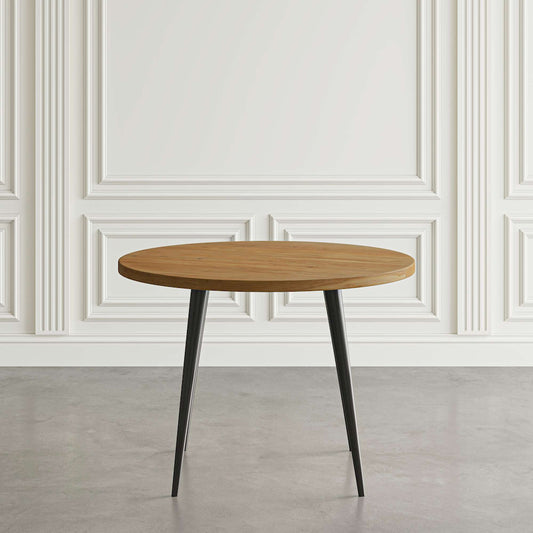 Jofran - Prelude 42in Round Modern Solid Acacia Wood Dining Table in Suede - 2201-42SD view 1