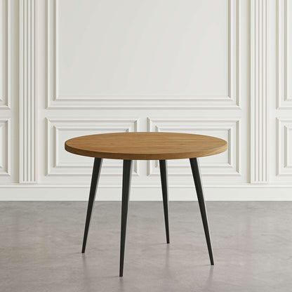 Jofran - Prelude 42in Round Modern Solid Acacia Wood Dining Table in Suede - 2201-42SD view 3