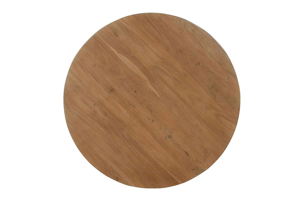 Jofran - Prelude 42in Round Modern Solid Acacia Wood Dining Table in Suede - 2201-42SD view 5