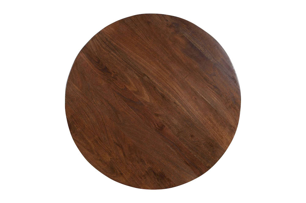 Jofran - Prelude 42in Round Modern Solid Acacia Wood Dining Table in Walnut - 2201-42WT view 5