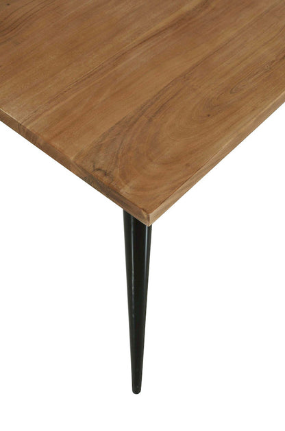 Jofran - Prelude 70in Mid-Century Modern Solid Acacia Wood Dining Table in Suede - 2201-70SD view 5