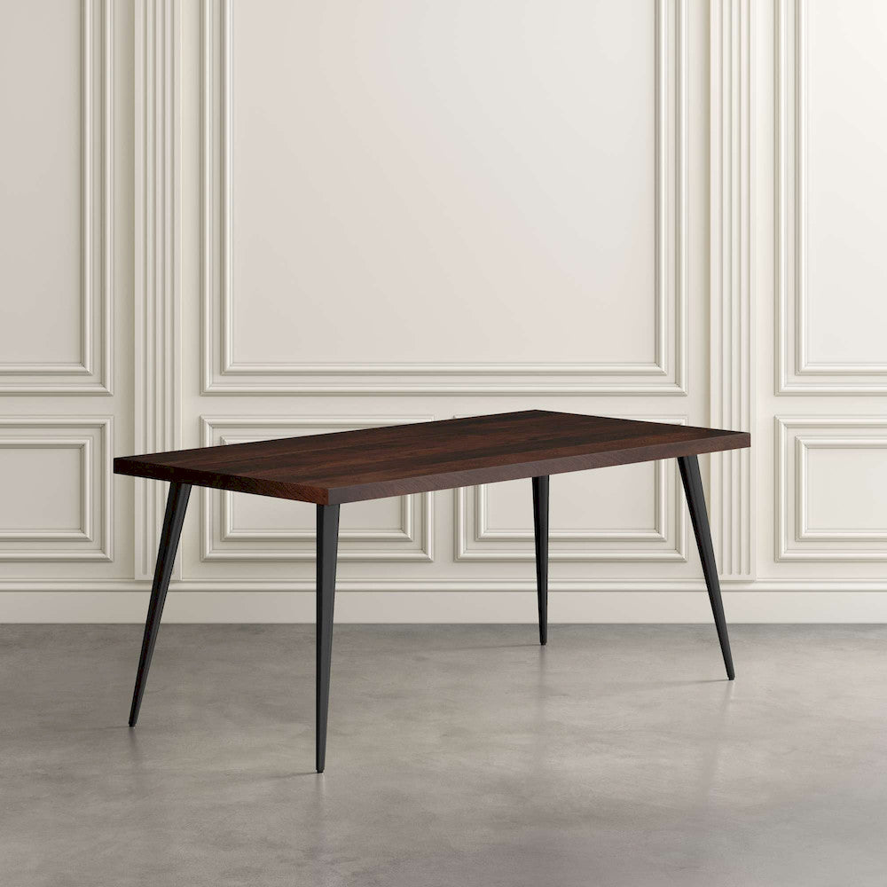Jofran - Prelude 70in Mid-Century Modern Solid Acacia Wood Dining Table in Walnut - 2201-70WT view 3