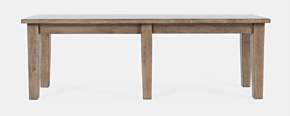 Jofran - Prescott Park 52 Solid Wood Dining Bench - Taupe - 1936-52KD view 1