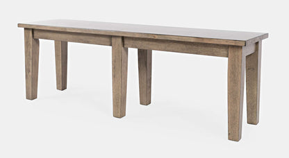 Jofran - Prescott Park 52 Solid Wood Dining Bench - Taupe - 1936-52KD view 3