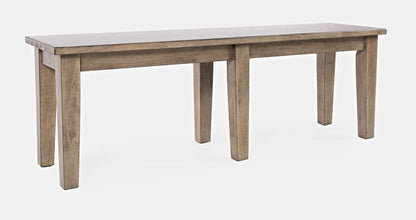 Jofran - Prescott Park 52 Solid Wood Dining Bench - Taupe - 1936-52KD veiw 1