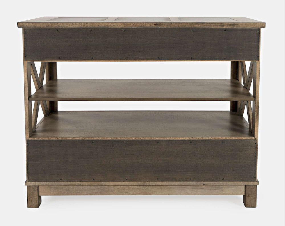 Jofran - Prescott Park Four Drawer Server - Weathered Oak - 1936-49 view 4
