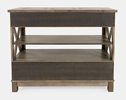 Jofran - Prescott Park Four Drawer Server - Weathered Oak - 1936-49 view 4