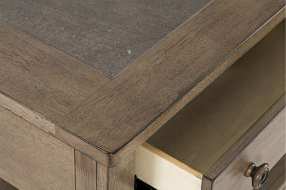 Jofran - Prescott Park Four Drawer Server - Weathered Oak - 1936-49 view 6