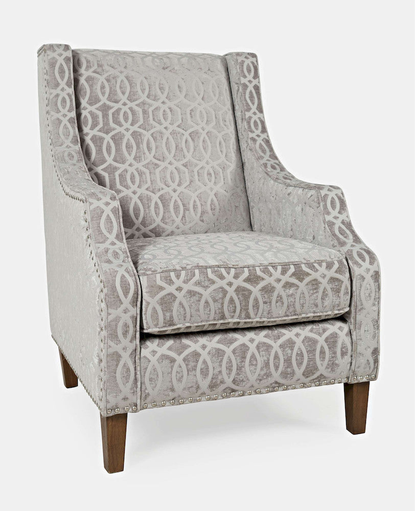 Jofran - Quinn Accent Chair in Dove Grey - QUINN-CH-DOVE view 2