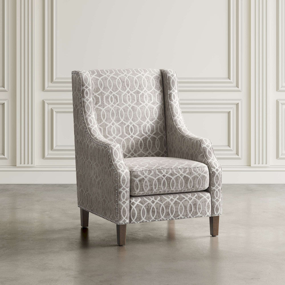 Jofran - Quinn Accent Chair in Dove Grey - QUINN-CH-DOVE view 5