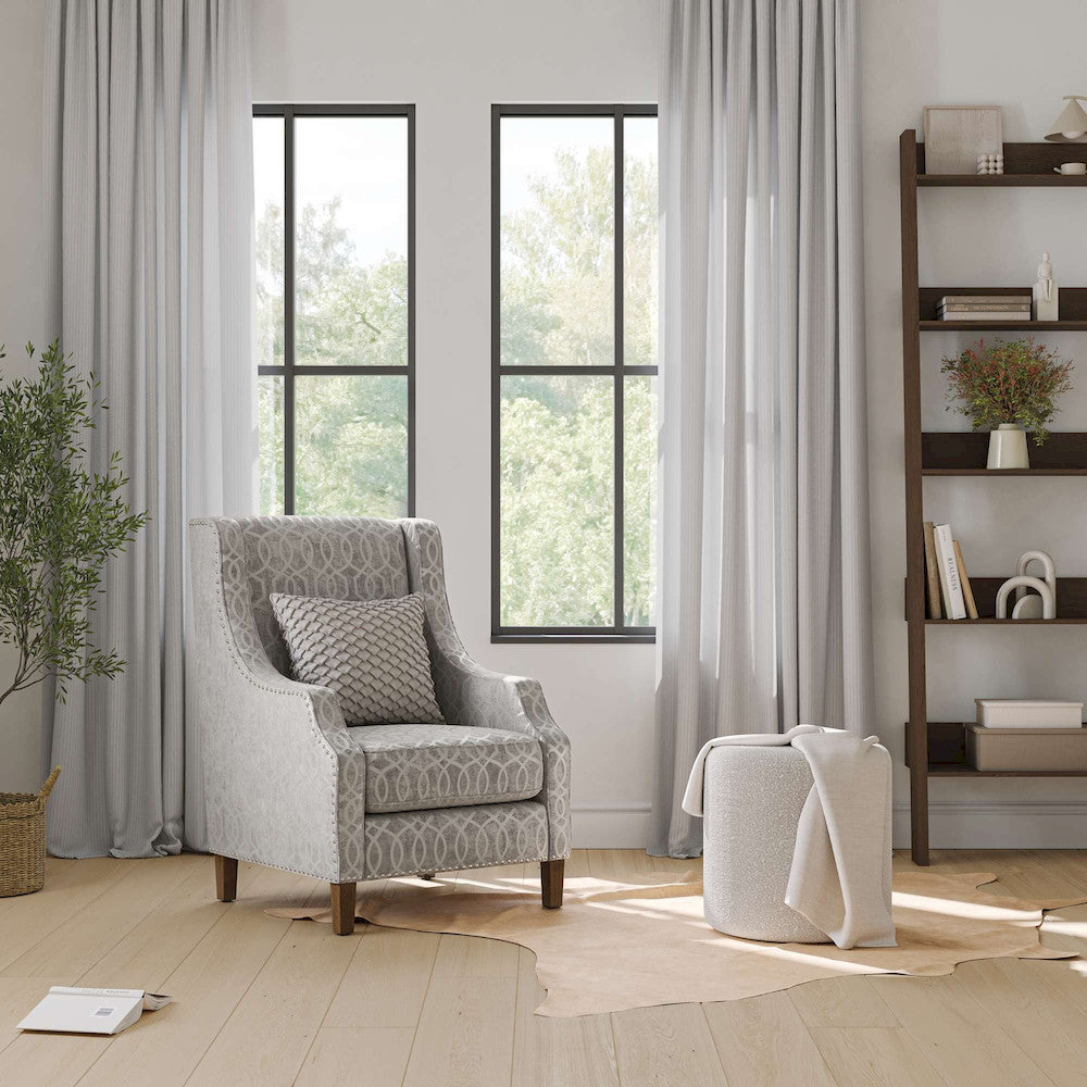 Jofran - Quinn Accent Chair in Dove Grey - QUINN-CH-DOVE view 7
