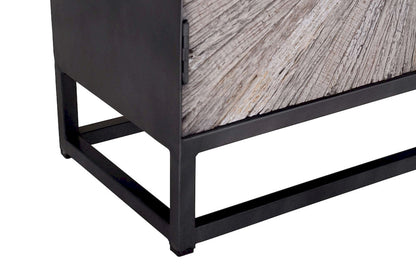 Jofran - Reclaimed Wood Astral Plains 2 Door Accent Cabinet - Grey Wash - 1929-32 view 3