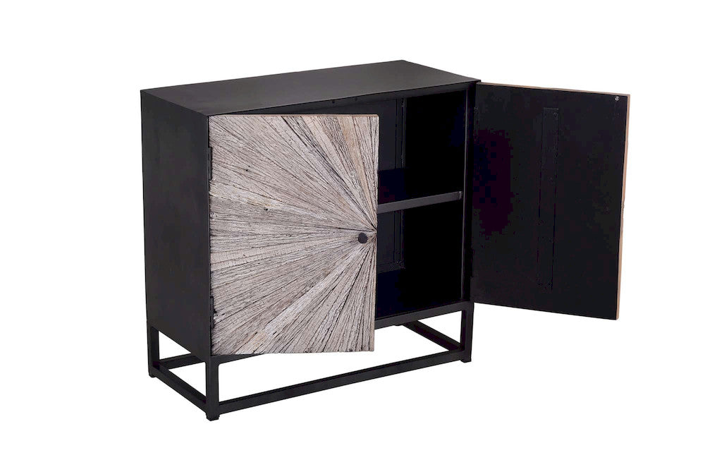 Jofran - Reclaimed Wood Astral Plains 2 Door Accent Cabinet - Grey Wash - 1929-32 view 4