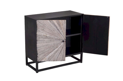 Jofran - Reclaimed Wood Astral Plains 2 Door Accent Cabinet - Grey Wash - 1929-32 view 4