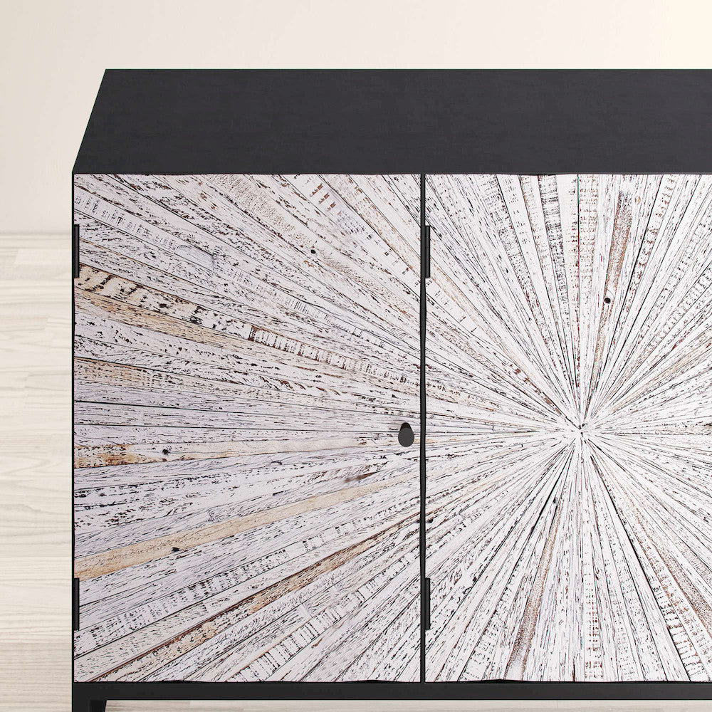 Jofran - Reclaimed Wood Astral Plains 3 Door Accent Cabinet - Grey Wash - 1929-59 view 10